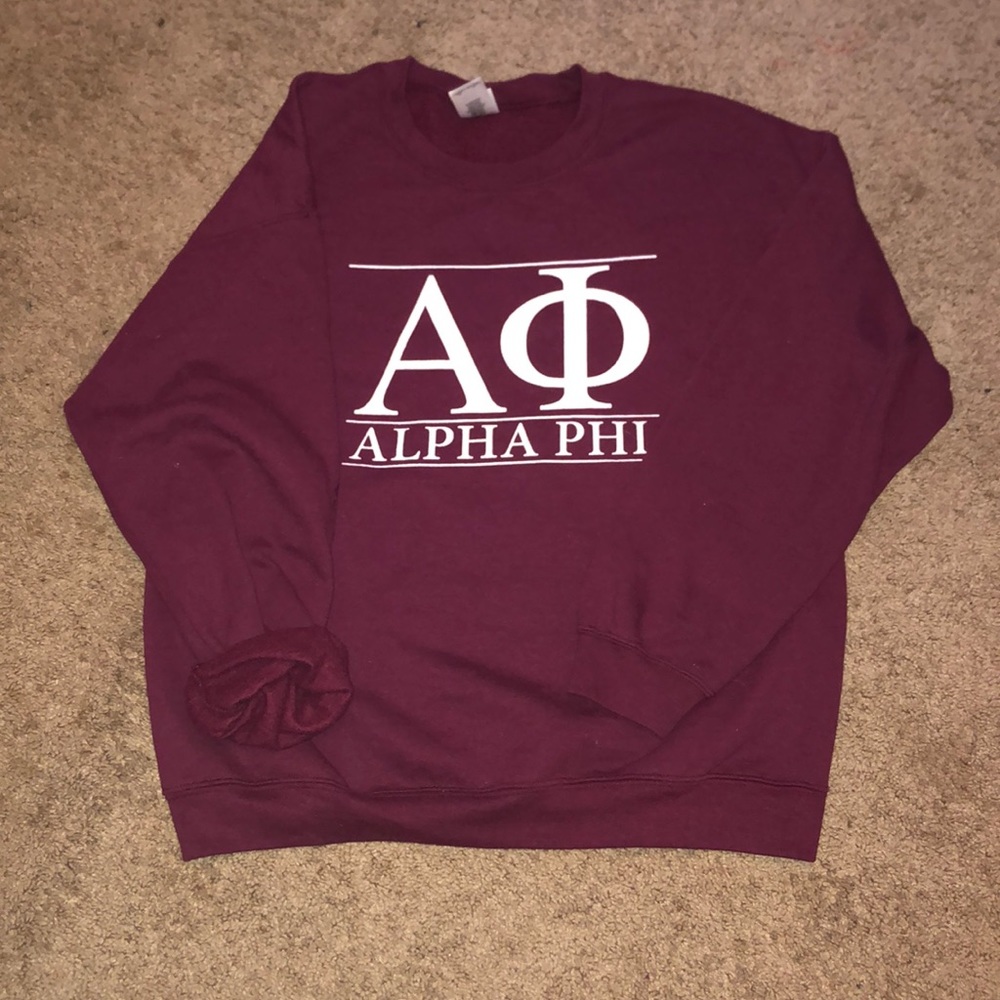 alpha phi crew neck